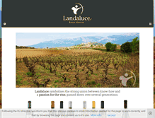 Tablet Screenshot of bodegaslandaluce.es
